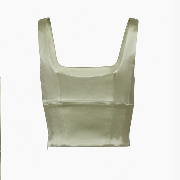 Aritzia Green Bustier Top - Picture 2 of 4